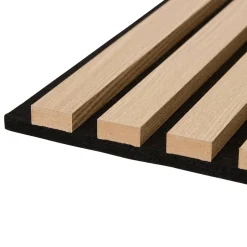 Lot de 3 panneaux décoratifs tasseaux bois Colva