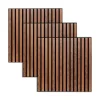 Lot de 3 panneaux décoratifs tasseaux bois Colva