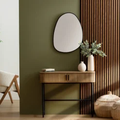 Lot de 4 panneaux décoratifs tasseaux bois Colva