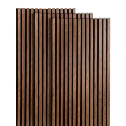 Lot de 3 panneaux décoratifs tasseaux bois Colva