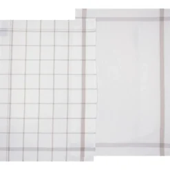 Lot de 2 torchons coton