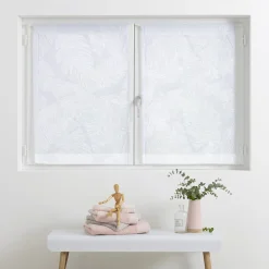 Lot de 2 voilages "Feuille"