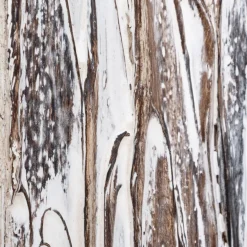 Miroir en bois à relief