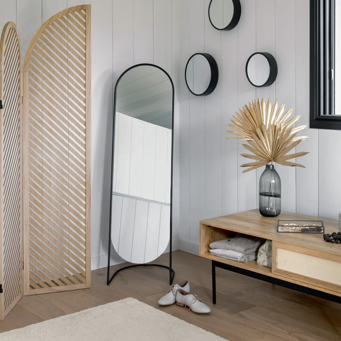 Miroir sur pied "Jef"