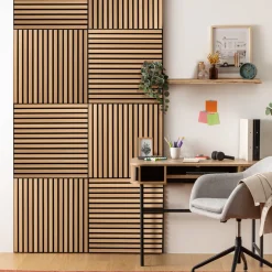 Panneau décoratif tasseaux bois Colva