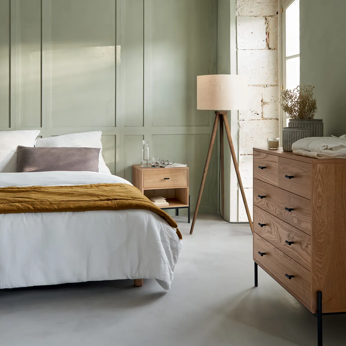 Parure de lit 3 pièces "Flora"