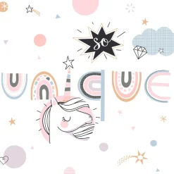 Parure de lit enfant 2 pièces "Licorne"