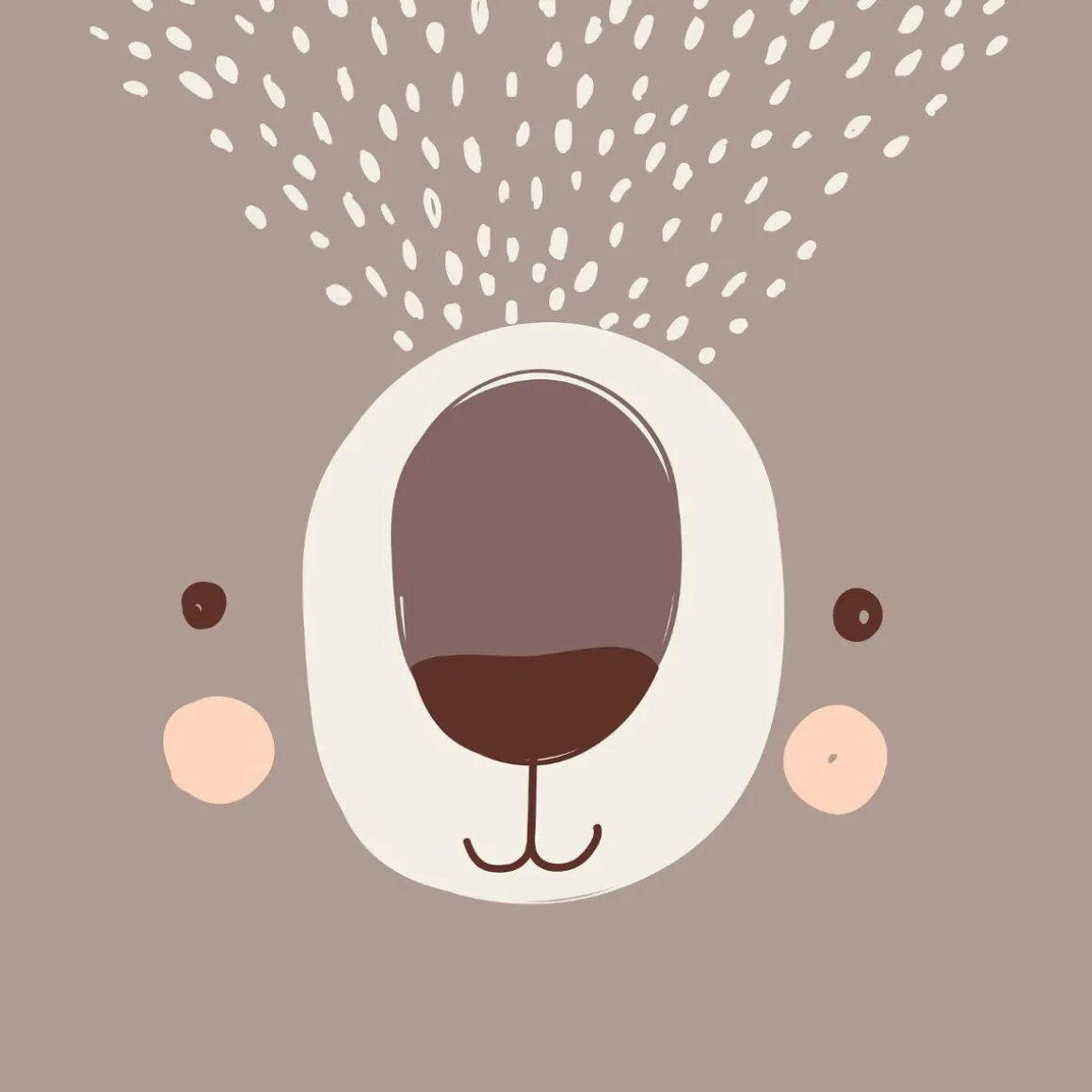 Parure de lit enfant 2 pièces "Ours"