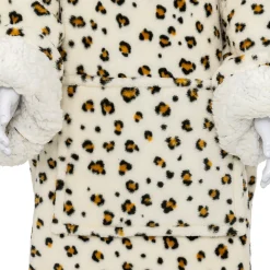 Plaid à manches enfant Léopard 