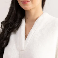 Plaid à manches fourrure 