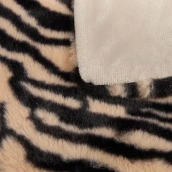 Plaid fausse fourrure imprimé 