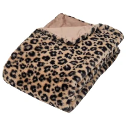 Plaid fausse fourrure imprimé "Orana"