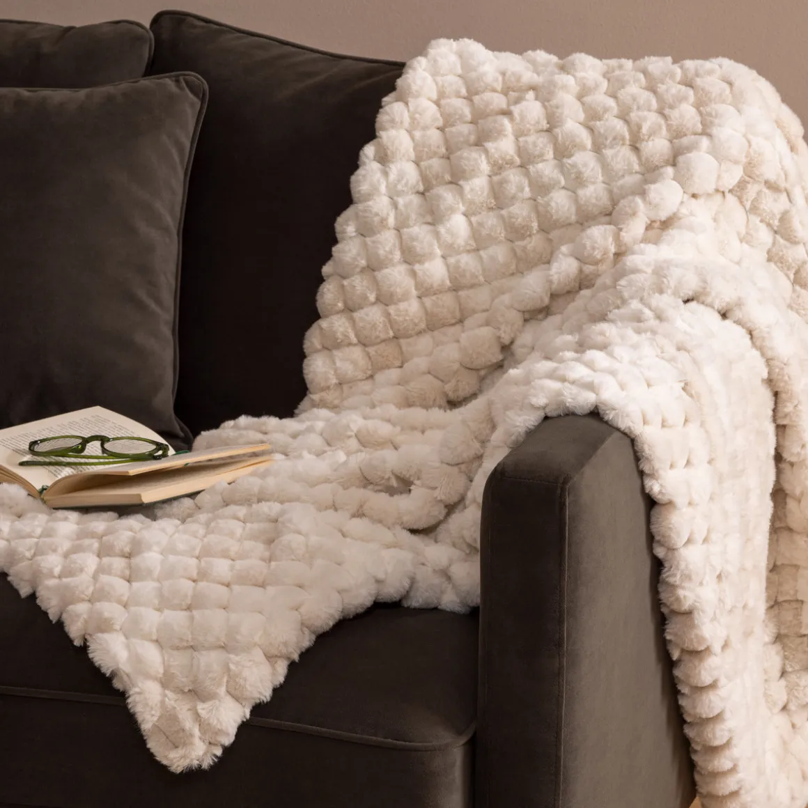 Plaid fourrure "Ariel"