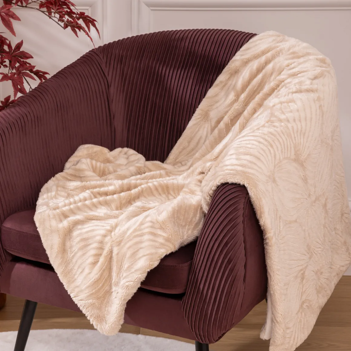 Plaid fourrure "Automn"