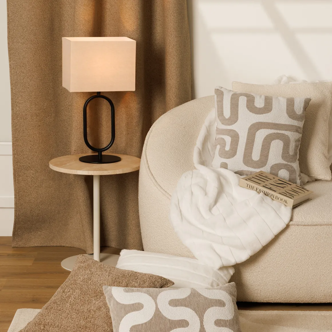 Plaid "Manoir" fausse fourrure