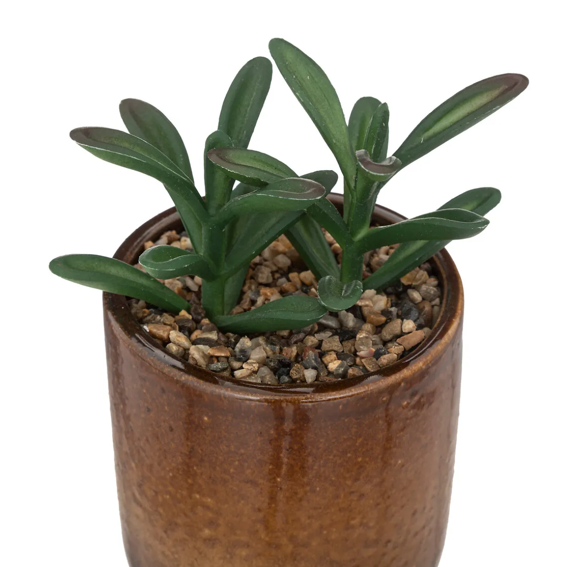 Plante artificielle, pot céramique
