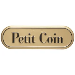 Plaque de porte métal