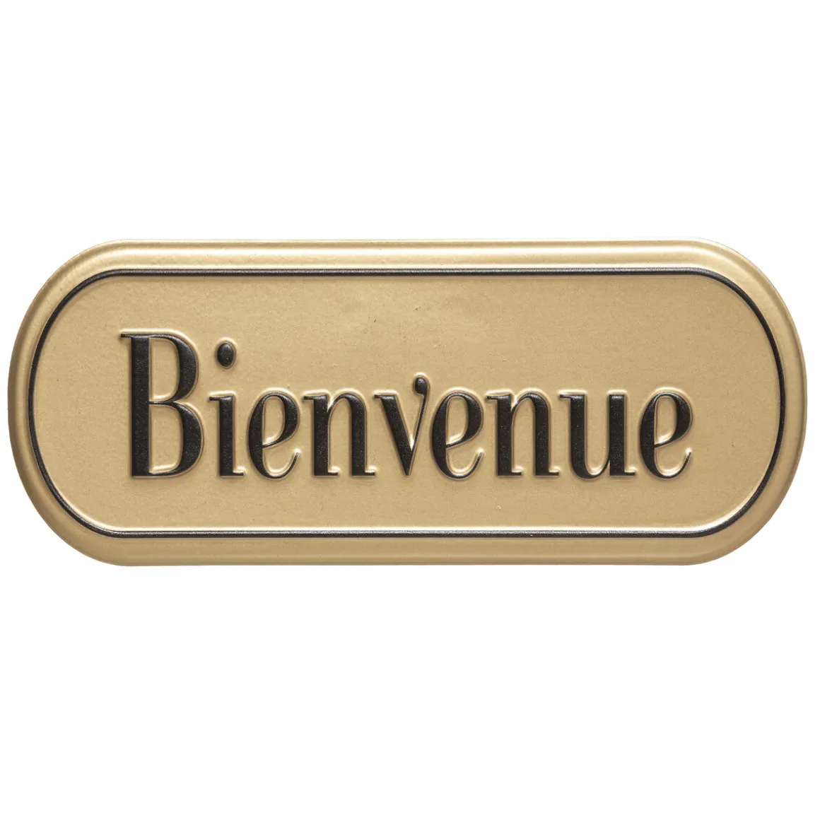 Plaque de porte métal "Becky"