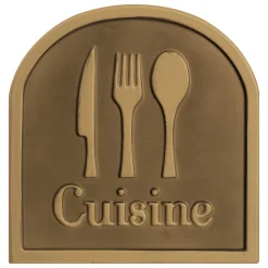 Plaque porte métal "Mattia"