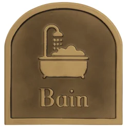 Plaque porte métal "Mattia"