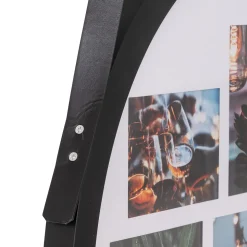 Pêle-mêle rond avec lanière "Aya"