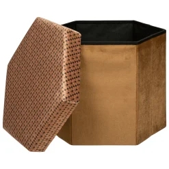 Pouf pliant hexagonal "Jiling"