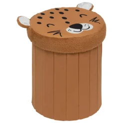 Pouf-coffre enfant Léopard "Anoki"