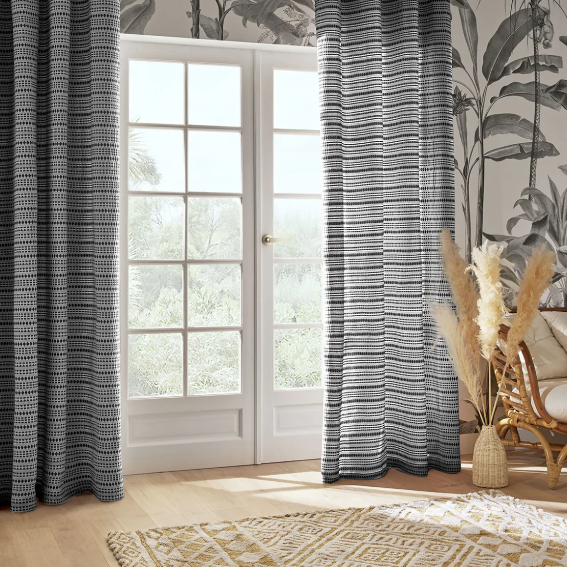 Rideau jacquard "Micah"