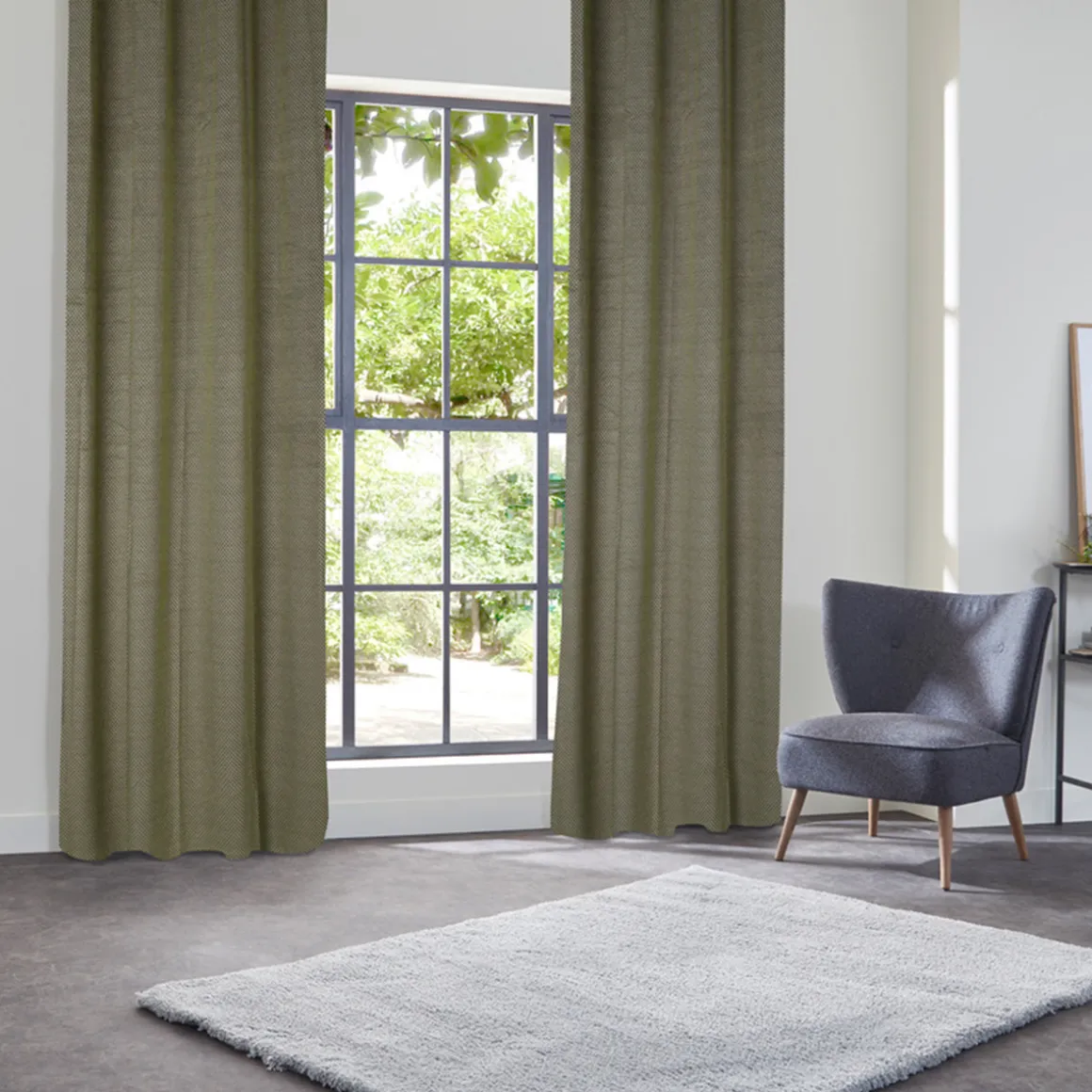 Rideau occultant effet velours "Yupi"