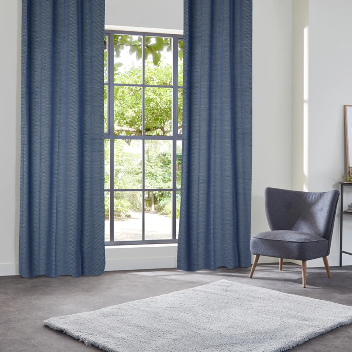 Rideau occultant effet velours "Yupi"