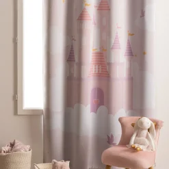 Rideau occultant enfant "Château"