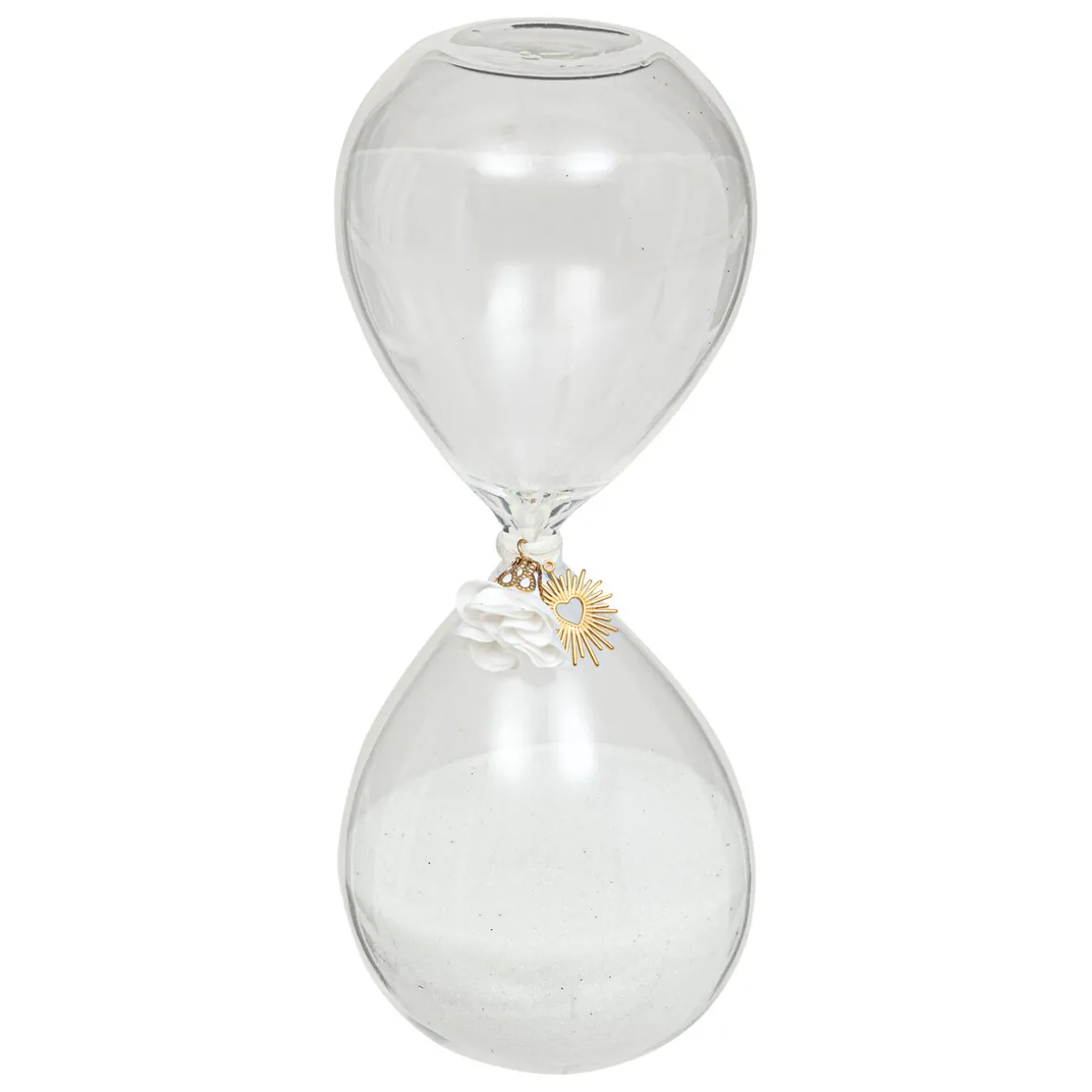 Sablier en verre "Floral"