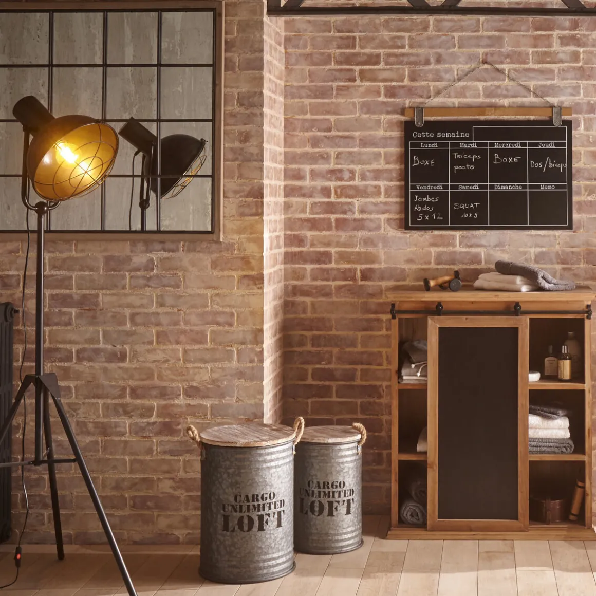 Semainier ardoise "Micha"