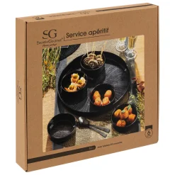 Service apéritif 6 pièces 