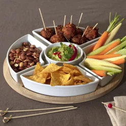 Service apéritif 6 pièces rond