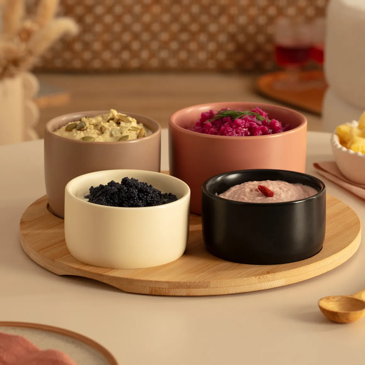 Set apéritif 5 pièces "Wavy Bliss"