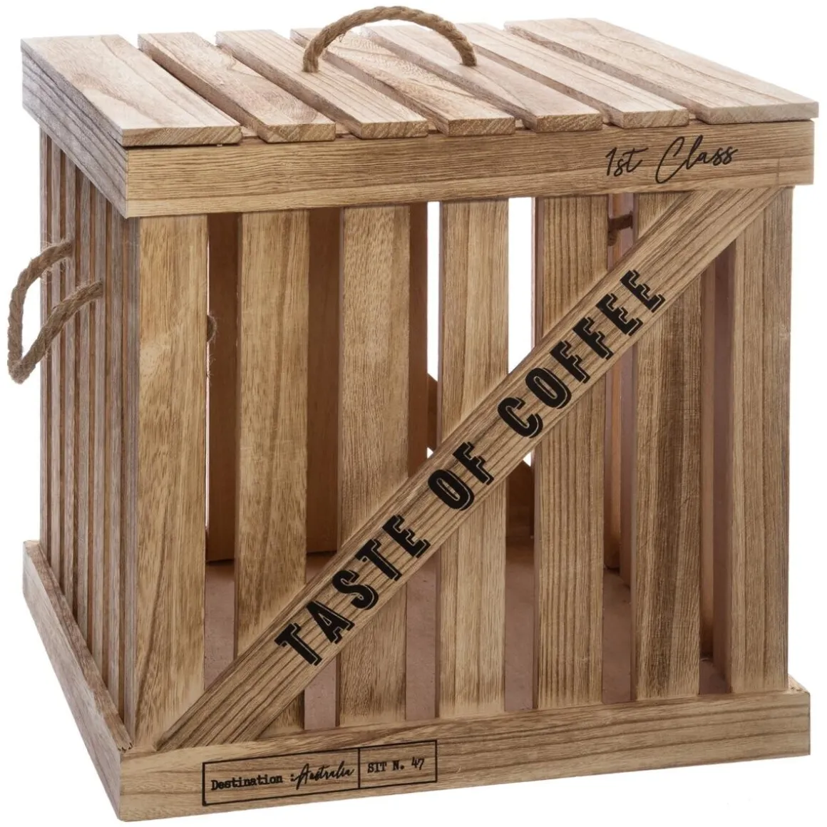 Set de 3 boîtes cagettes "Colonial"