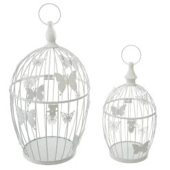 Set de 2 cages, métal