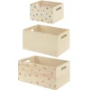 Set de 3 cagettes enfant "Étoile"