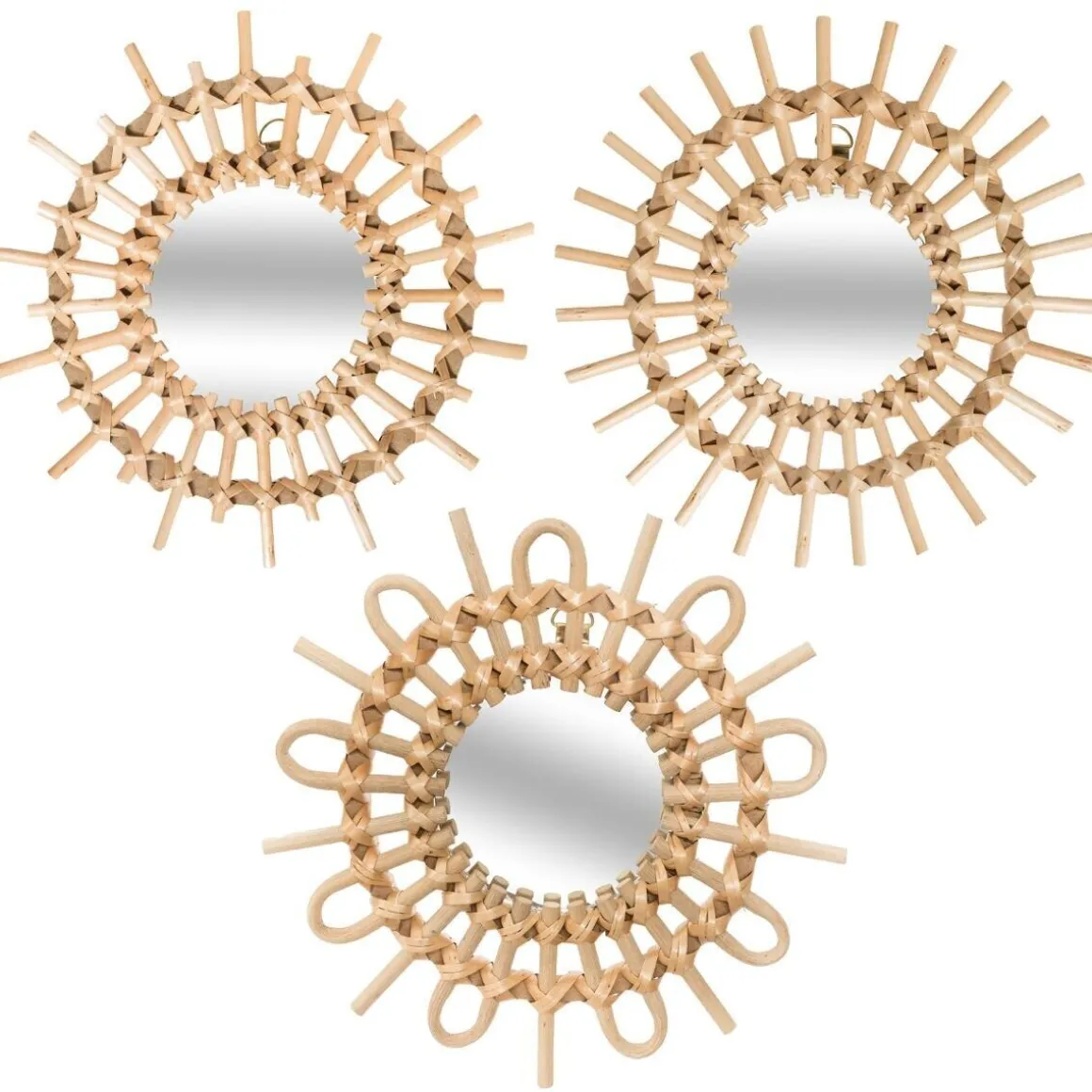 Set de 3 miroirs "Aida"