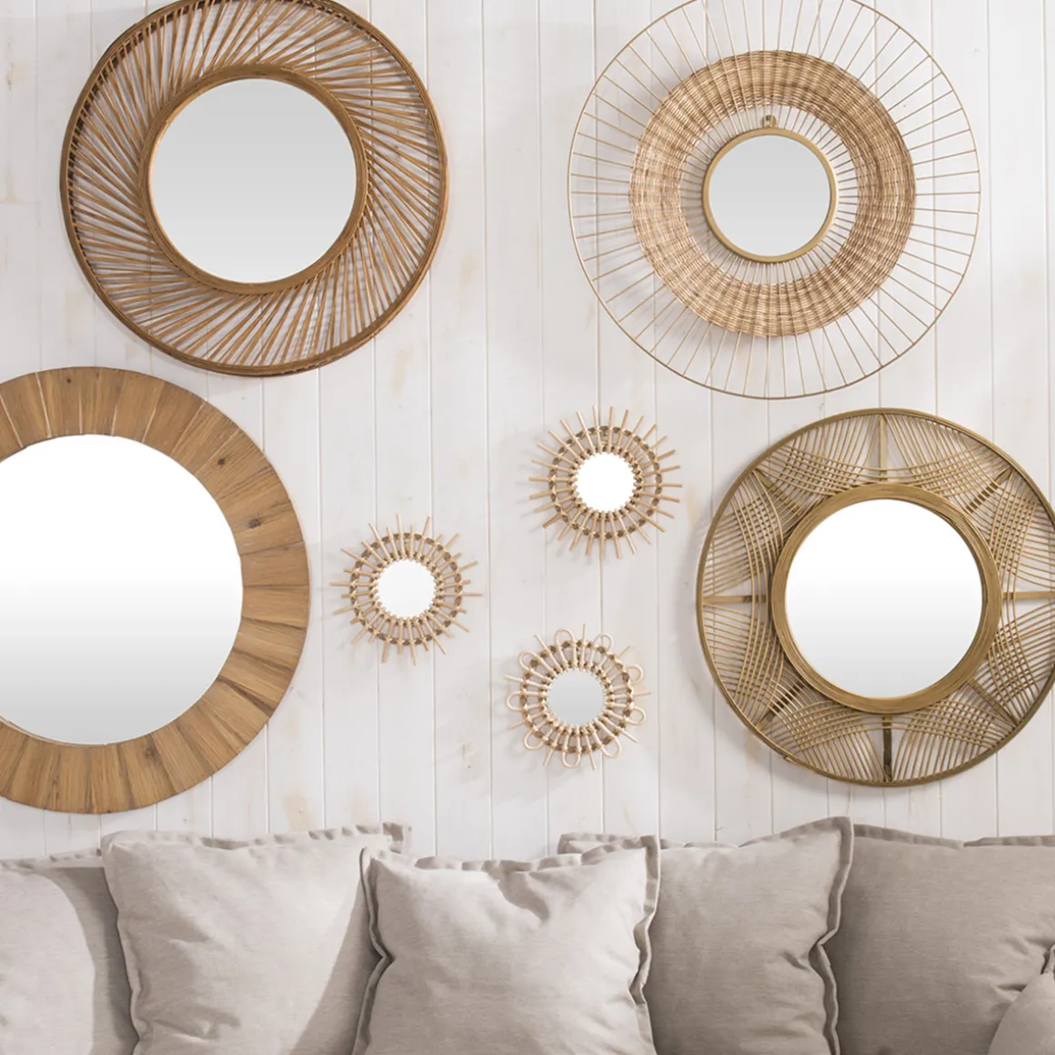 Set de 3 miroirs "Aida"