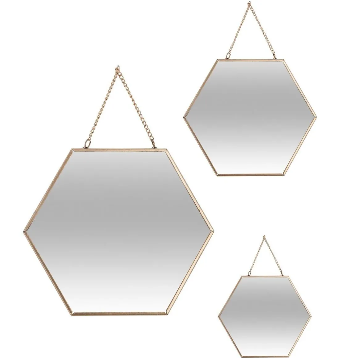 Set de 3 miroirs "Leny"