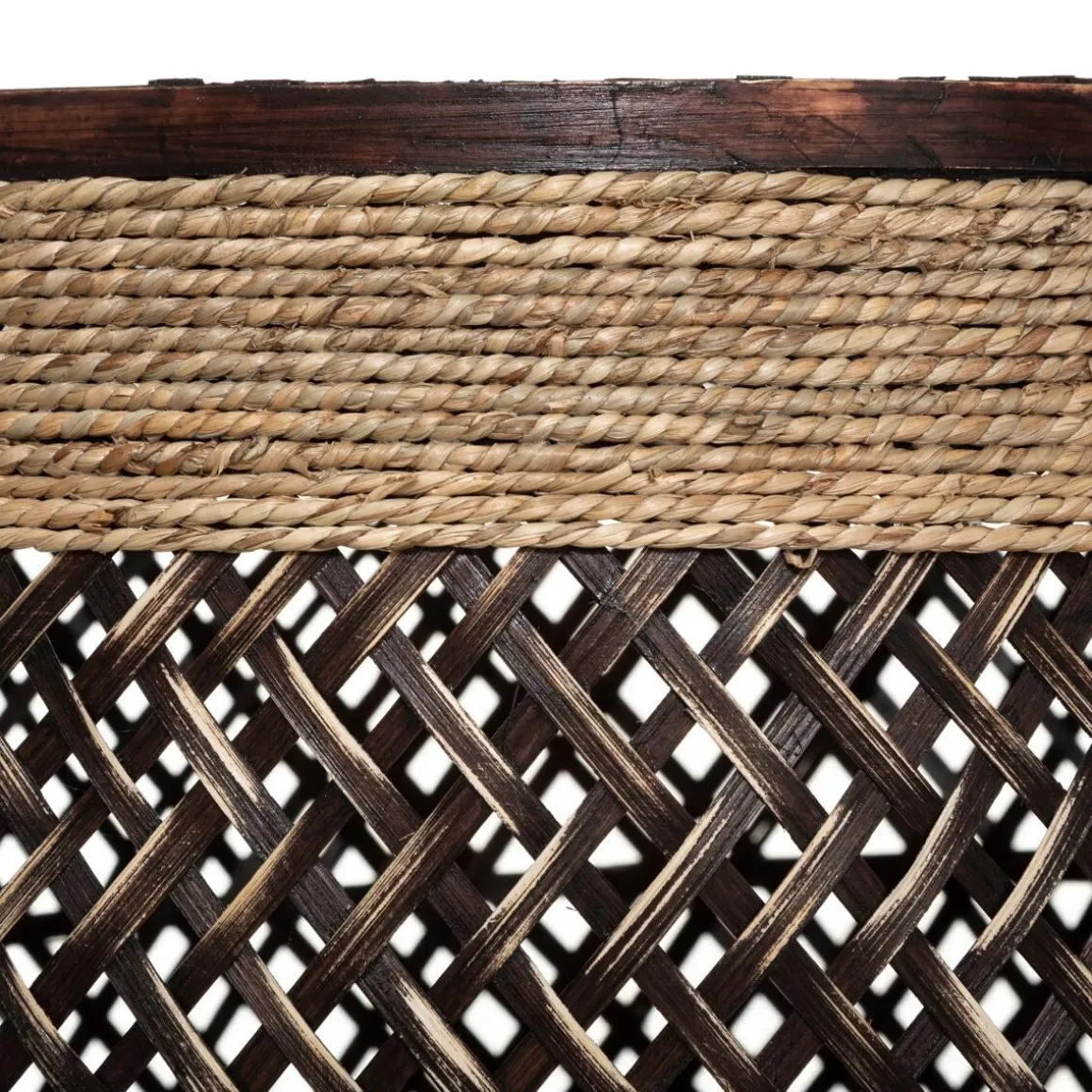 Set de 3 paniers "Corde"