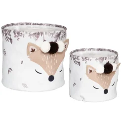 Set de 2 paniers enfant "Renard"