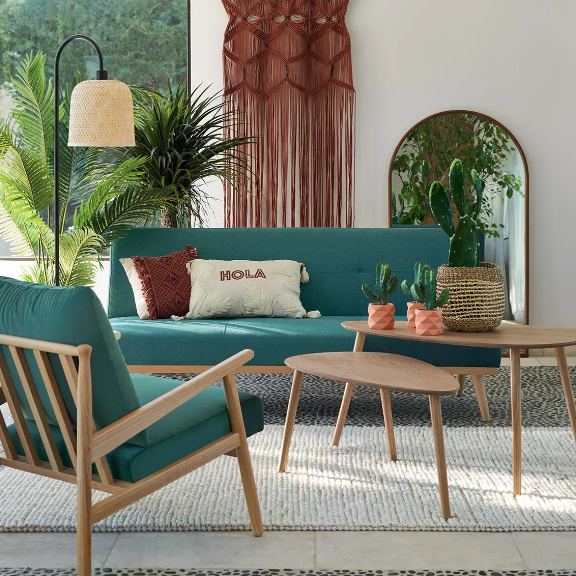 Set de 3 paniers ronds ajourés