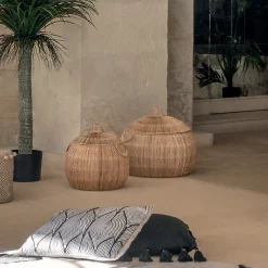 Set de 2 paniers ronds