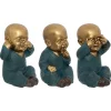 Set de 3 statuettes "Bouddha"