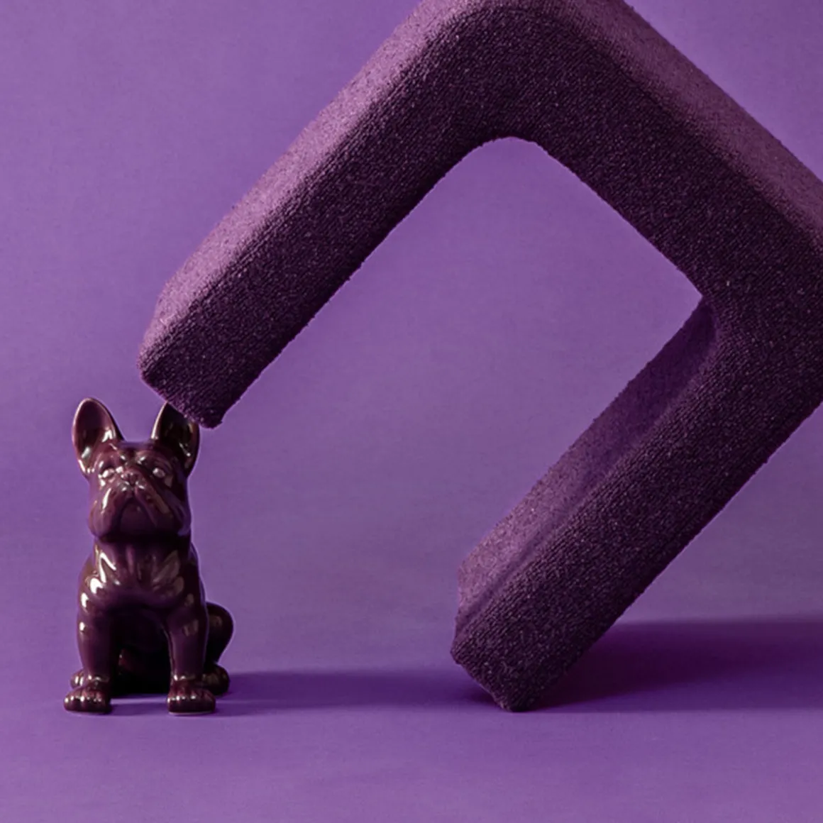 Statuette "Bulldog", céramique