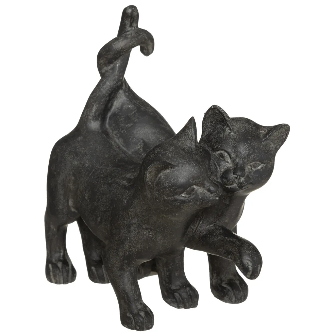 Statuette "Couple chatons"