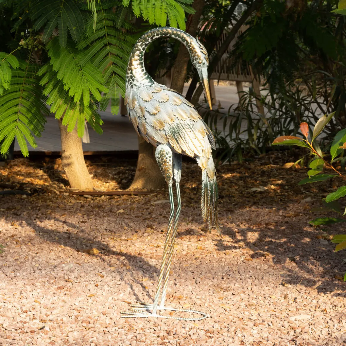 Statuette d'exterieur Héron "Howard"